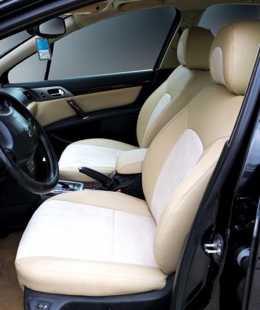 Peugeot 407 2007-Bej Deri-Beyaz Tay Tüyü
