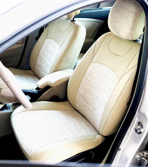 Renault Fluence - Bej Deri-Açık Bej  Keten