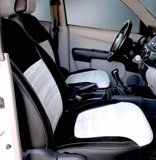 Mitsubishi L 200 siyah deri - açık gri tay tüyü