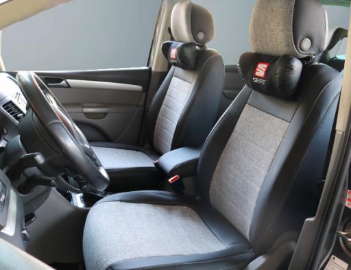 Seat Alhambra 2015 Siyah Der,-Açık Gri Keten